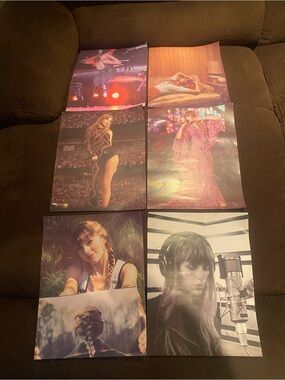 Taylor Swift posters (6 in Total) 14”x 11”